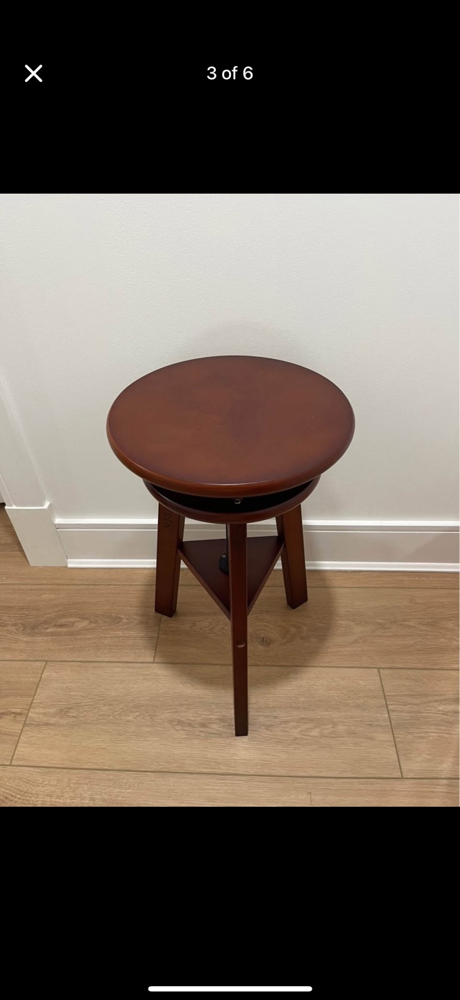 SALE - MEEDEN Wooden Adjustable Height Stool - photo 3