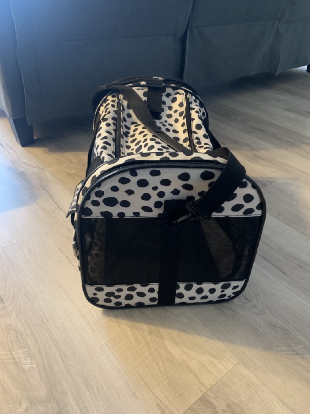 Pet Travel Carrier - Dalmatian Print