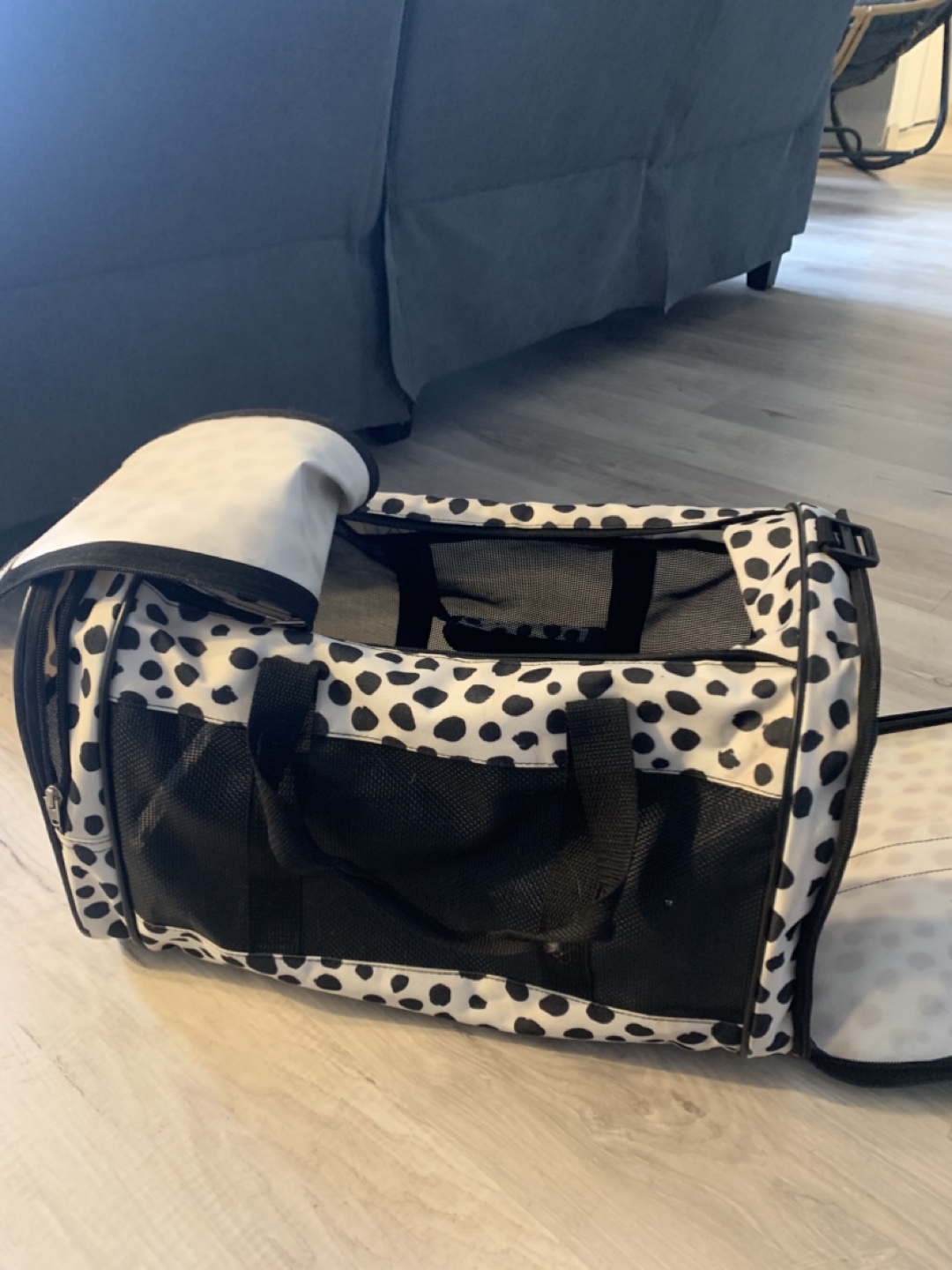 Pet Travel Carrier - Dalmatian Print - photo 3