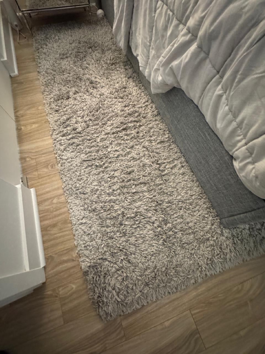 Soft Shag Rug - Gray