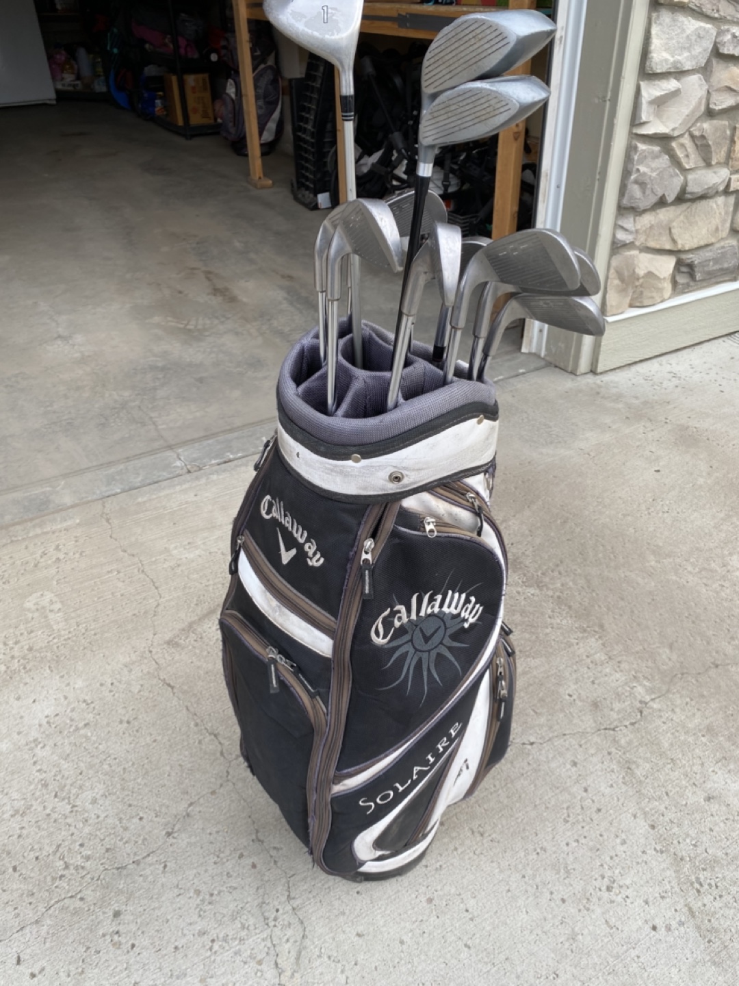 Callaway Golf bag and 12pc golf clubs - photo 3