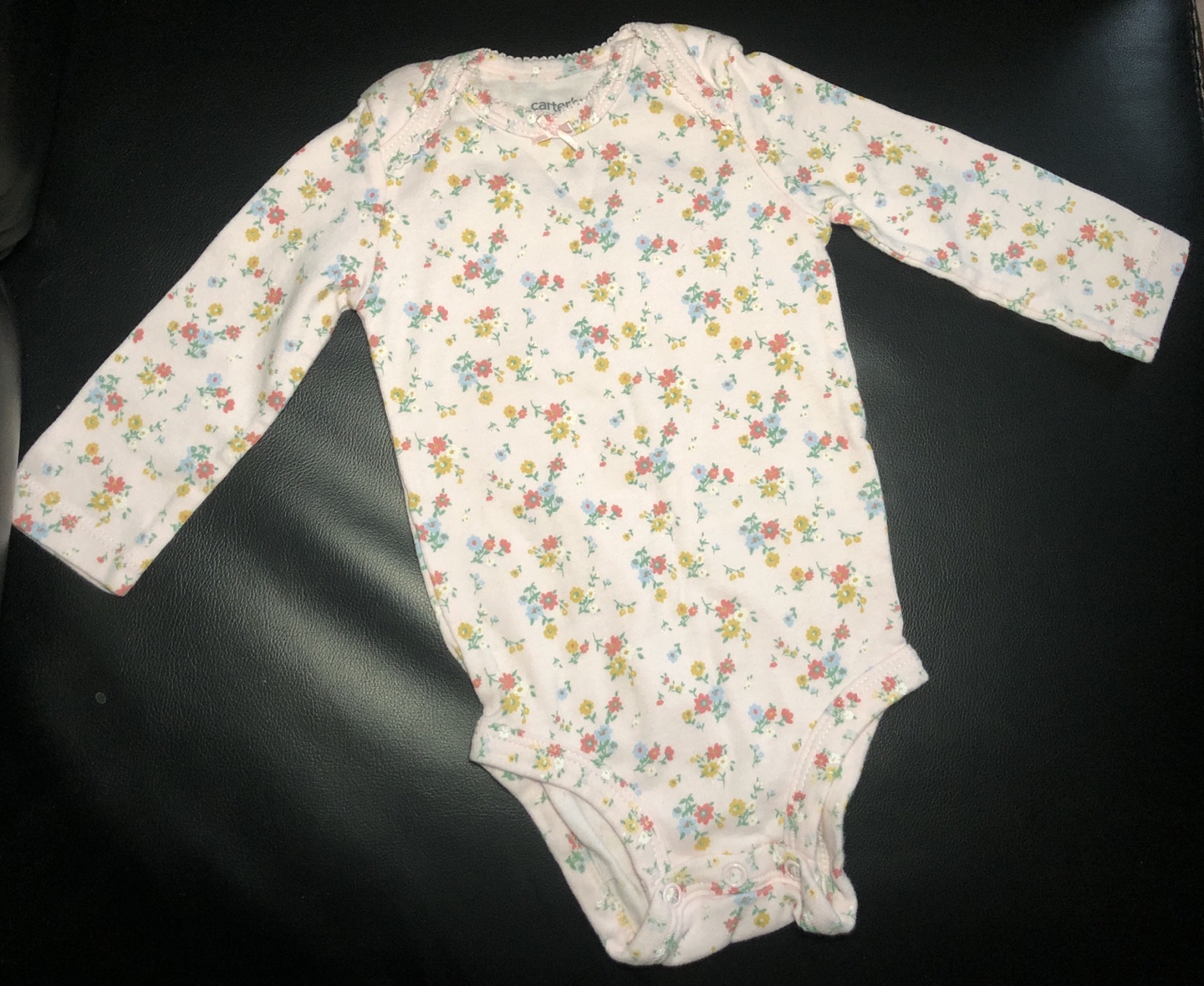 Carter's Baby Girl Long Sleeve Bodysuit