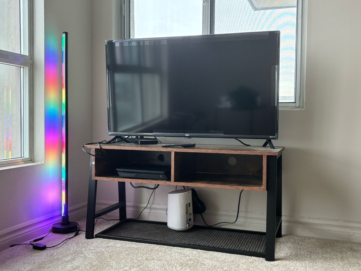 RGB LED Floor Lamp & TV Stand