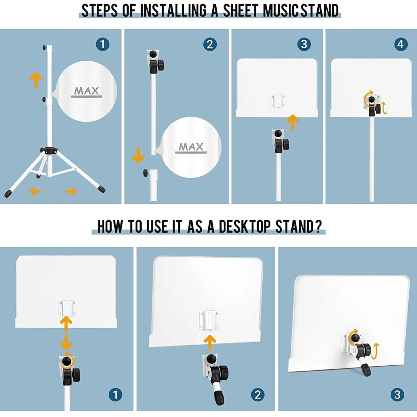 CAHAYA Music Stand image indicator(7)
