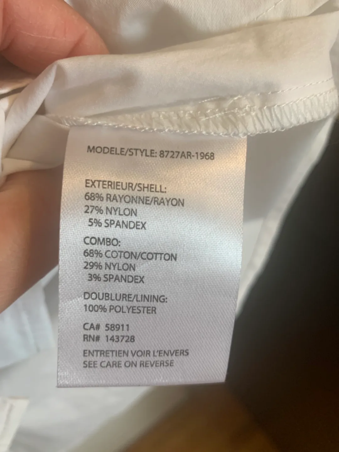 Tribal Size M Black and White Layered Blouse image indicator(4)