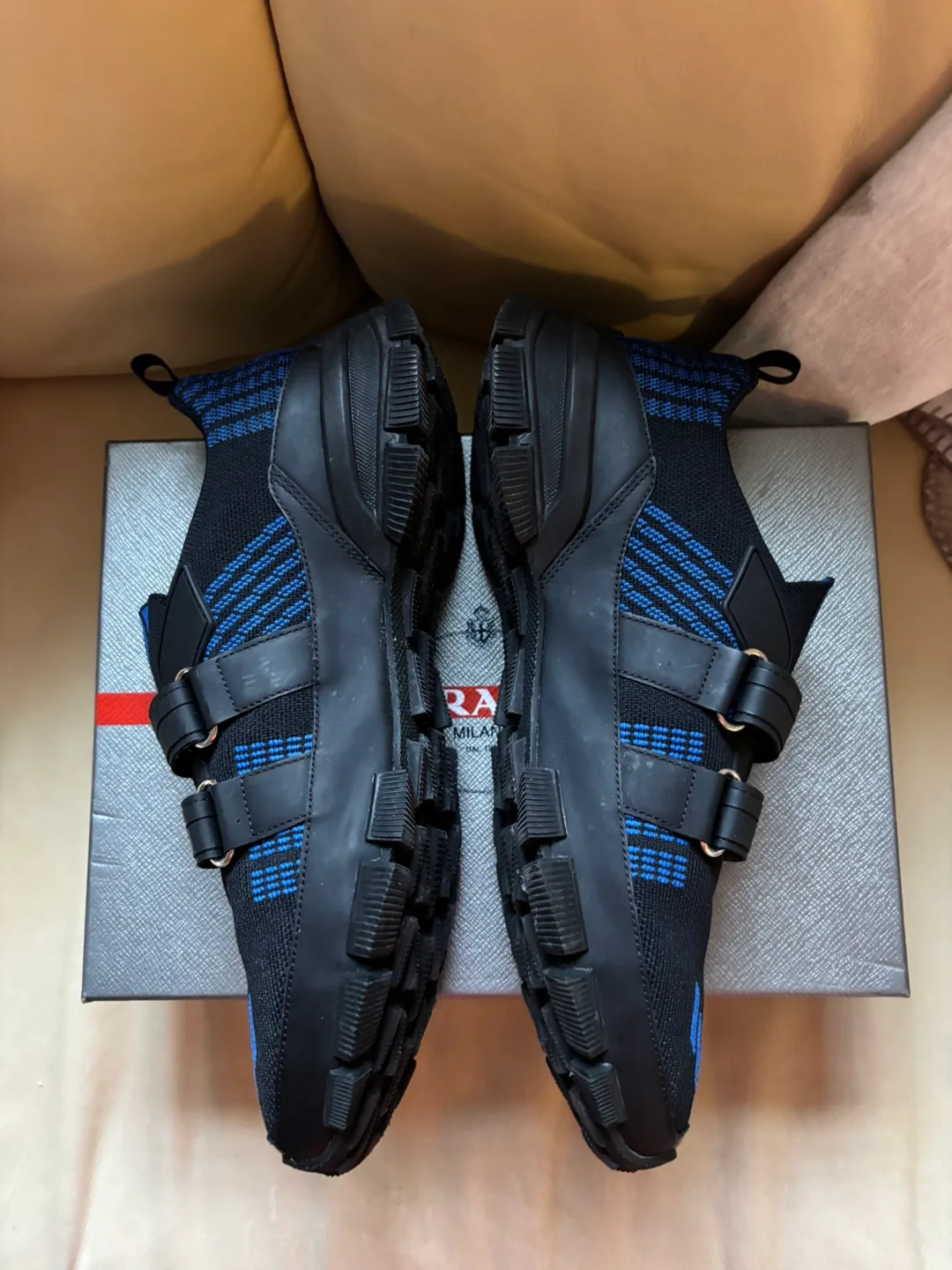 2018 Prada Cross Section Knit Sneakers image indicator(2)