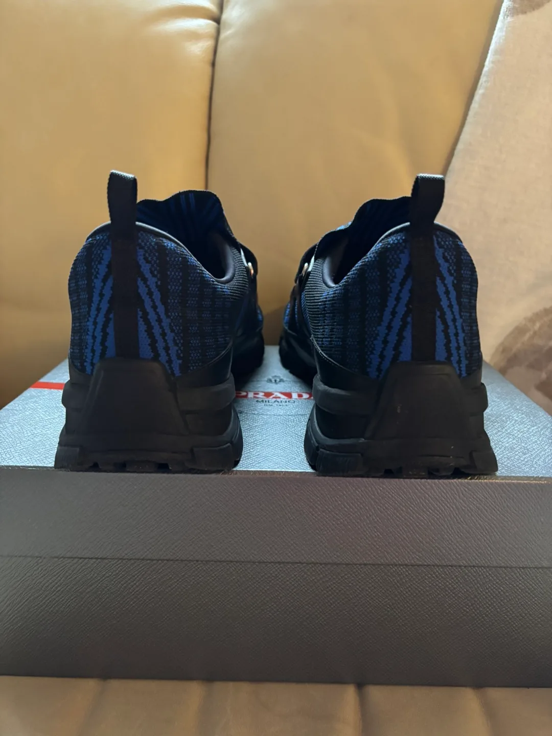 2018 Prada Cross Section Knit Sneakers image indicator(5)