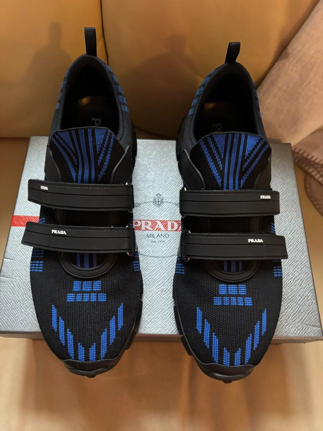 2018 Prada Cross Section Knit Sneakers image indicator(3)