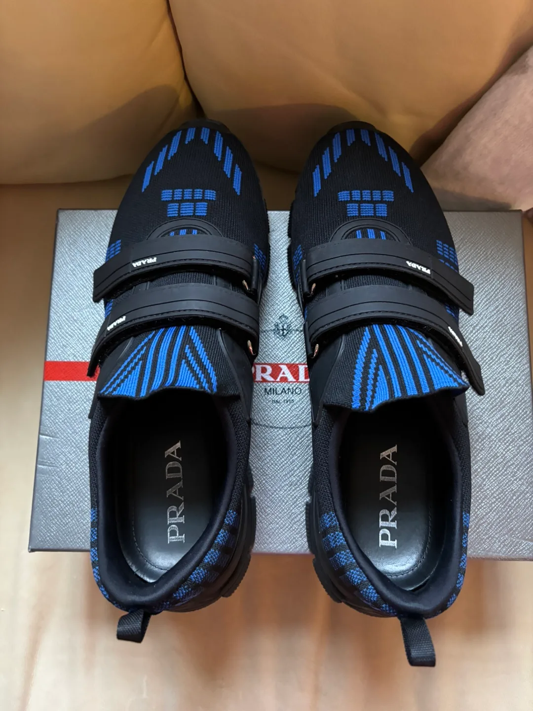 2018 Prada Cross Section Knit Sneakers image indicator(4)