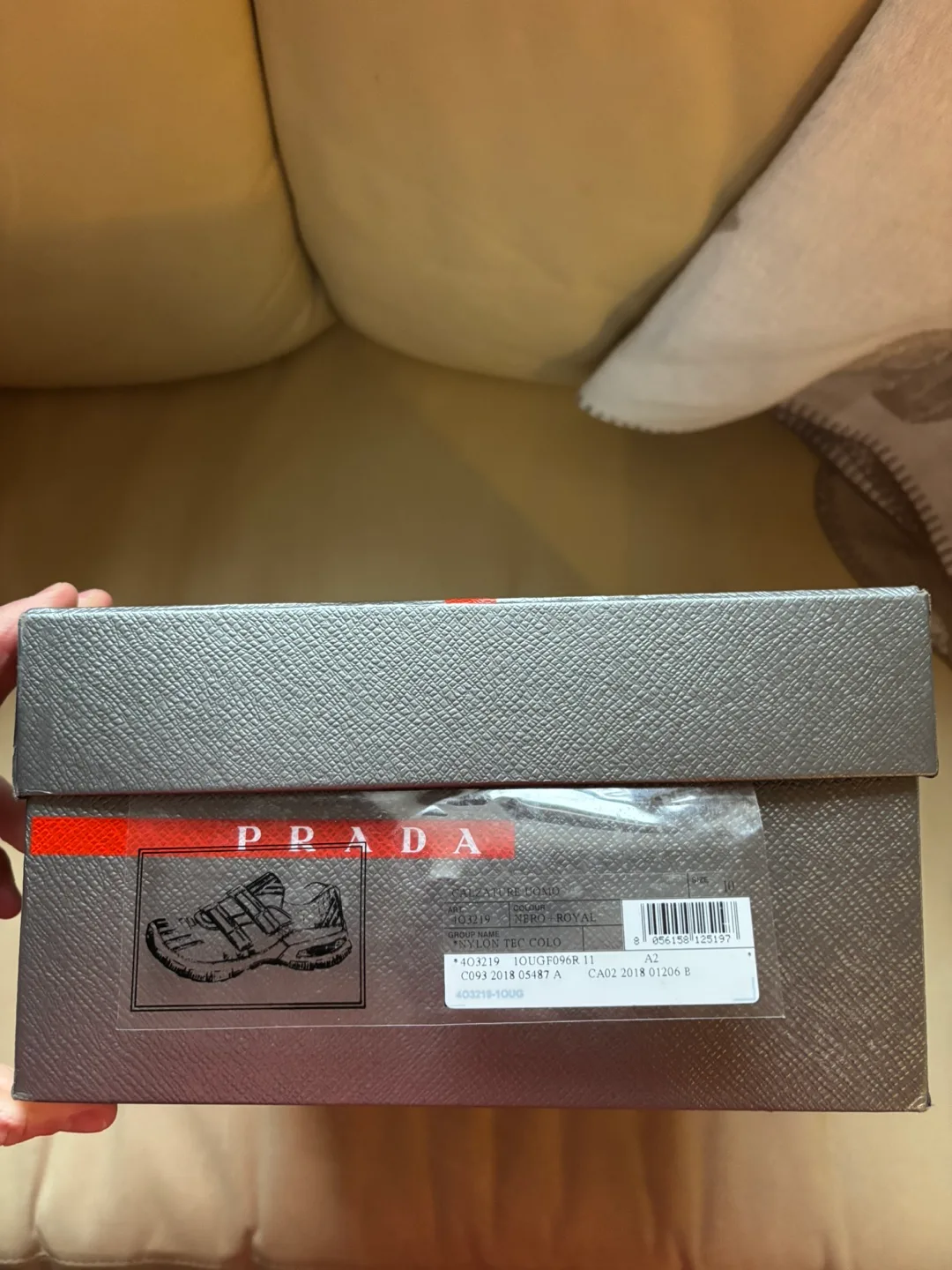 2018 Prada Cross Section Knit Sneakers image indicator(8)