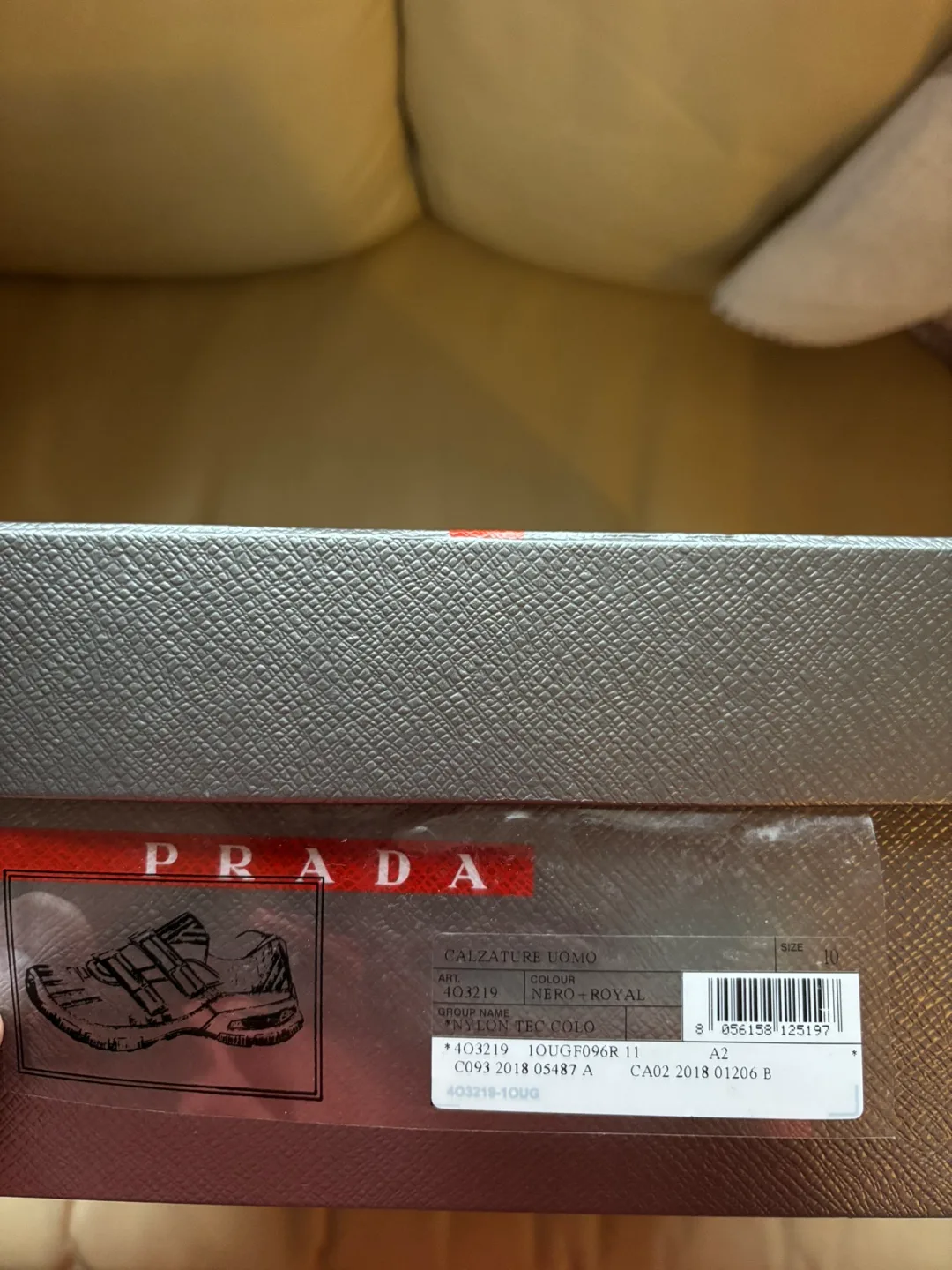 2018 Prada Cross Section Knit Sneakers image indicator(9)