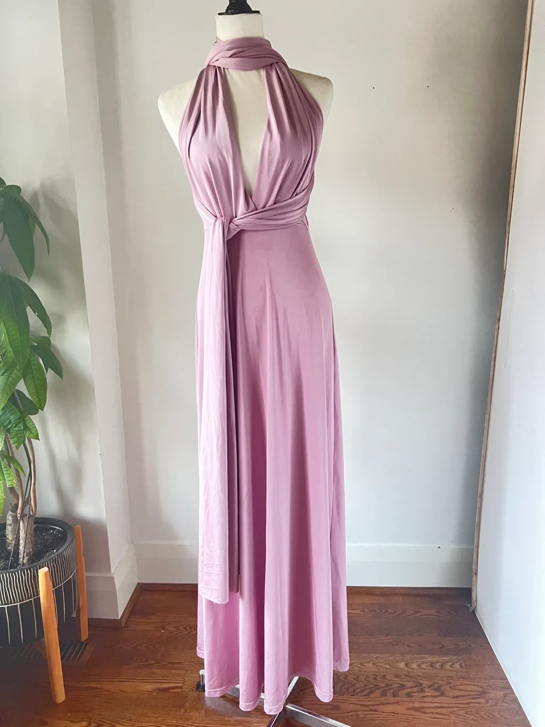 Dusty Rose Infinity Multi-Way Maxi Dress image indicator(7)