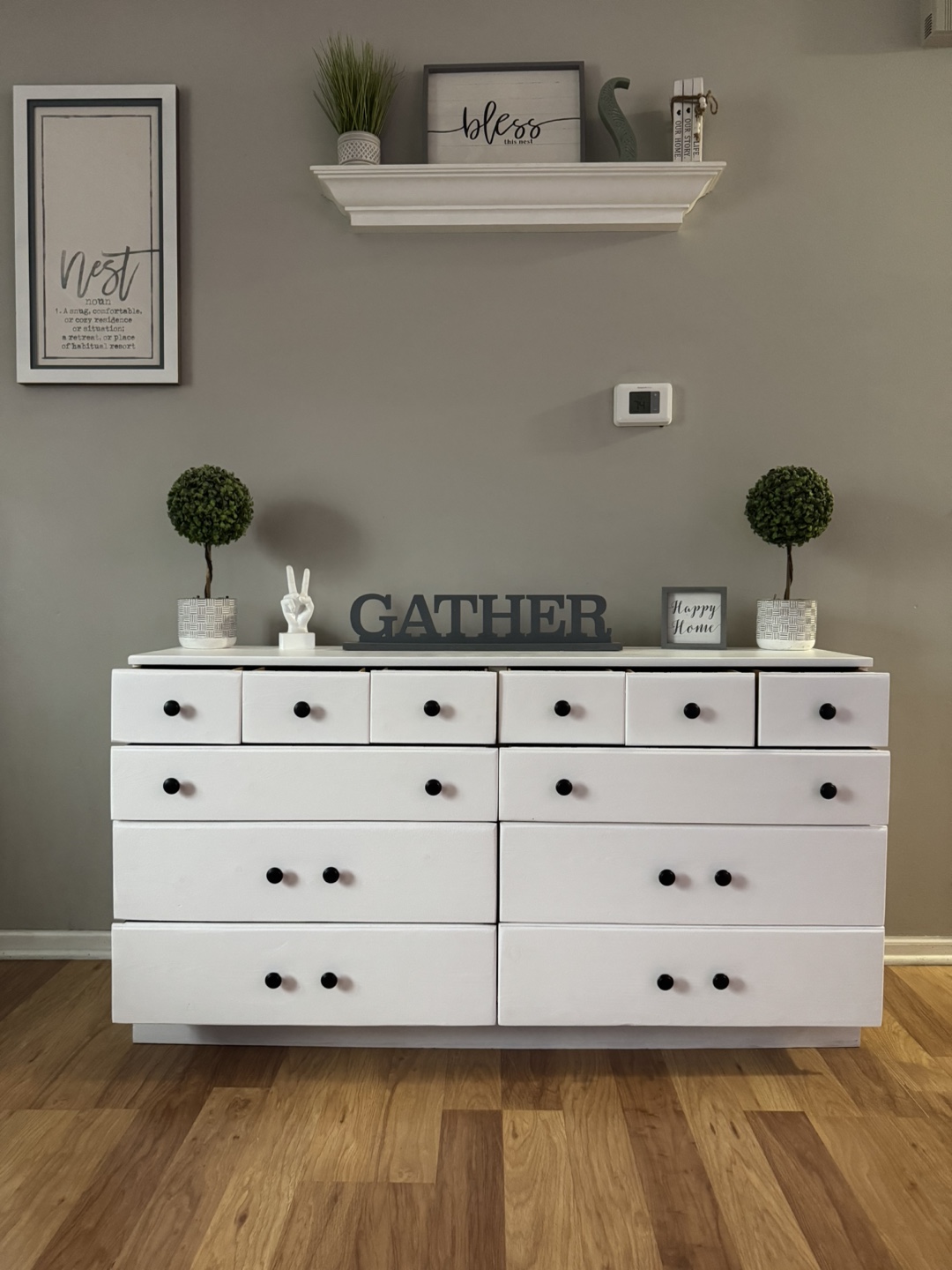 🤍✨Beautiful solid oak white dresser✨🤍 - photo 2