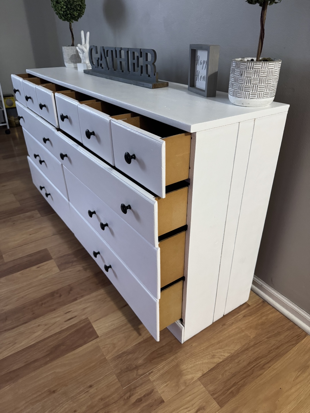 🤍✨Beautiful solid oak white dresser✨🤍 - photo 4