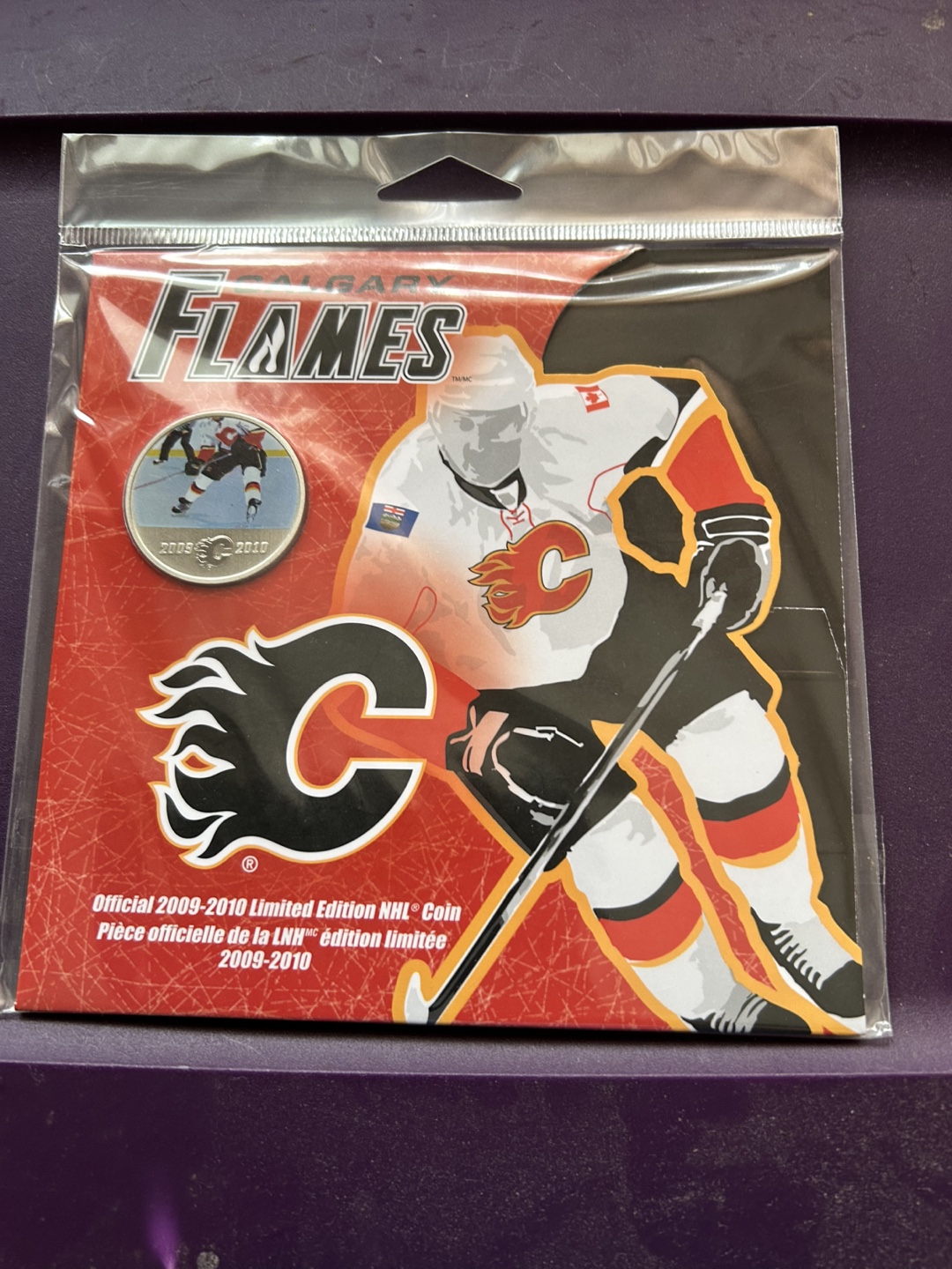Calgary Flames 2009-2010 Limited Edition NHL Coin - photo 2