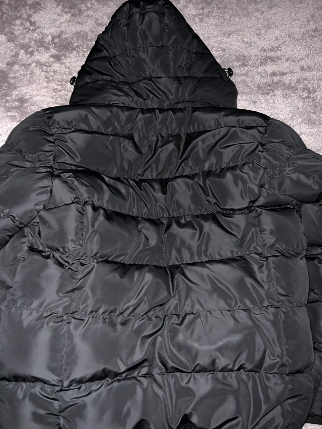 Men’s Point Zero Black Puffer Jacket Size Large image indicator(4)