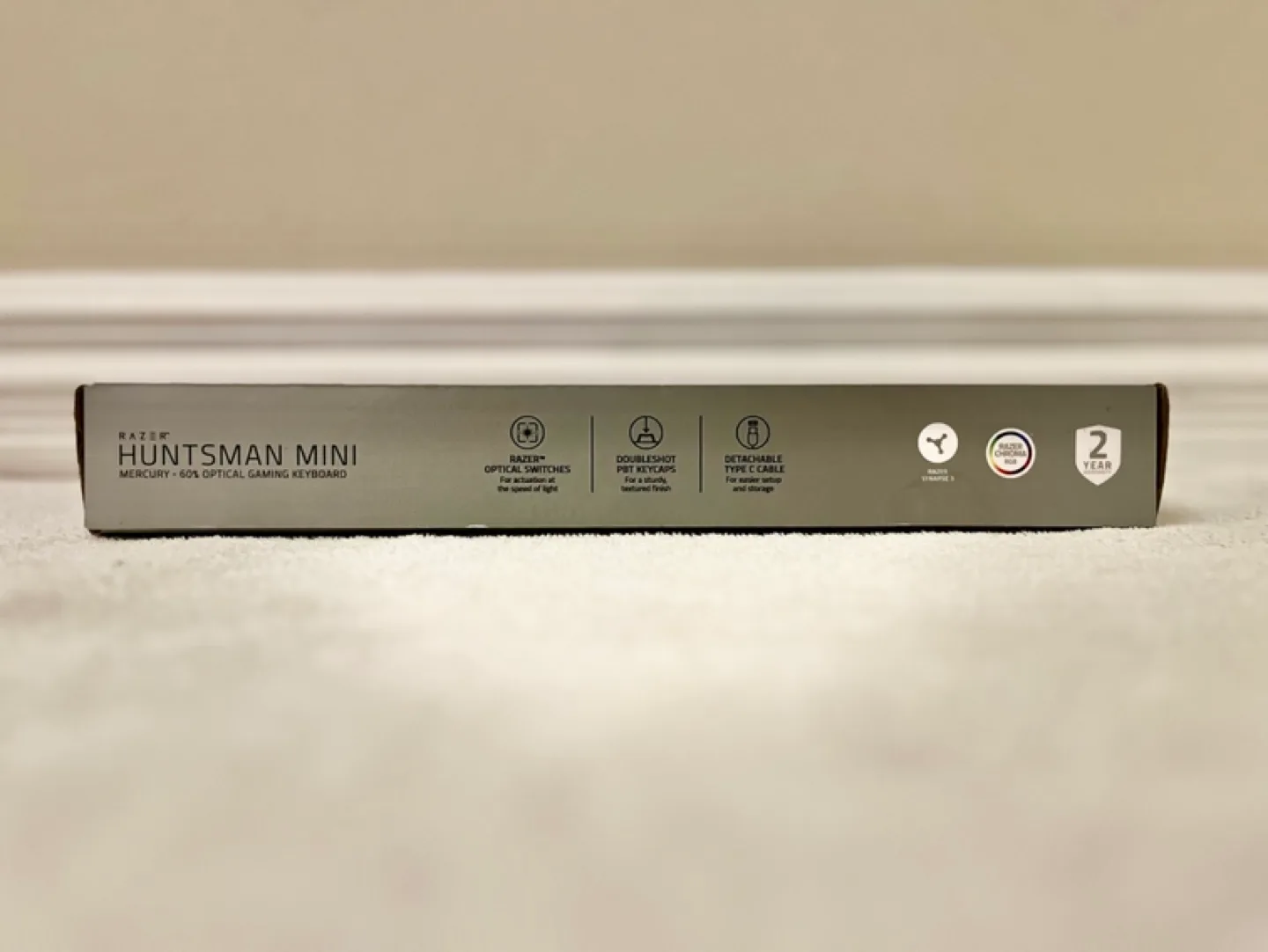 Razer Huntsman Mini Mercury White 60% Optical Gaming Keyboard image indicator(4)