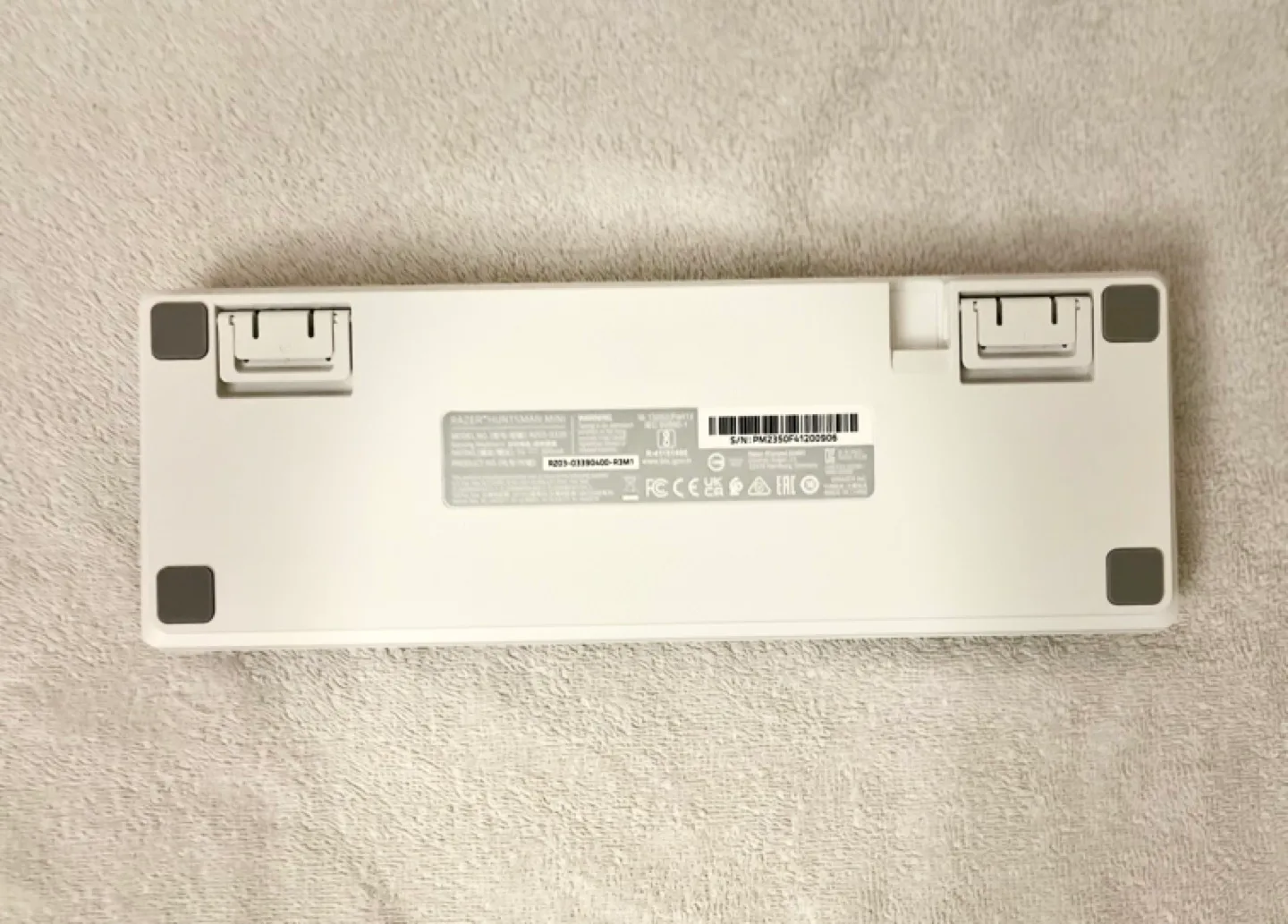 Razer Huntsman Mini Mercury White 60% Optical Gaming Keyboard image indicator(9)