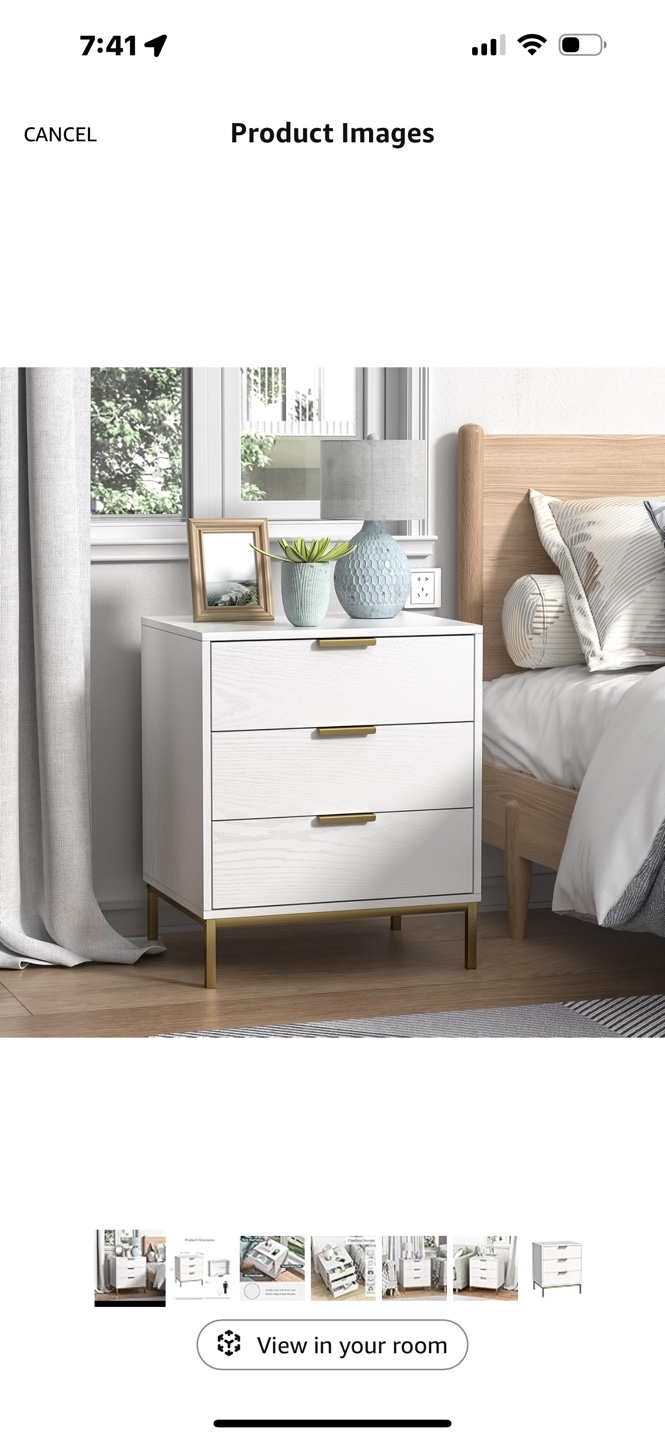 3-Drawer Nightstand