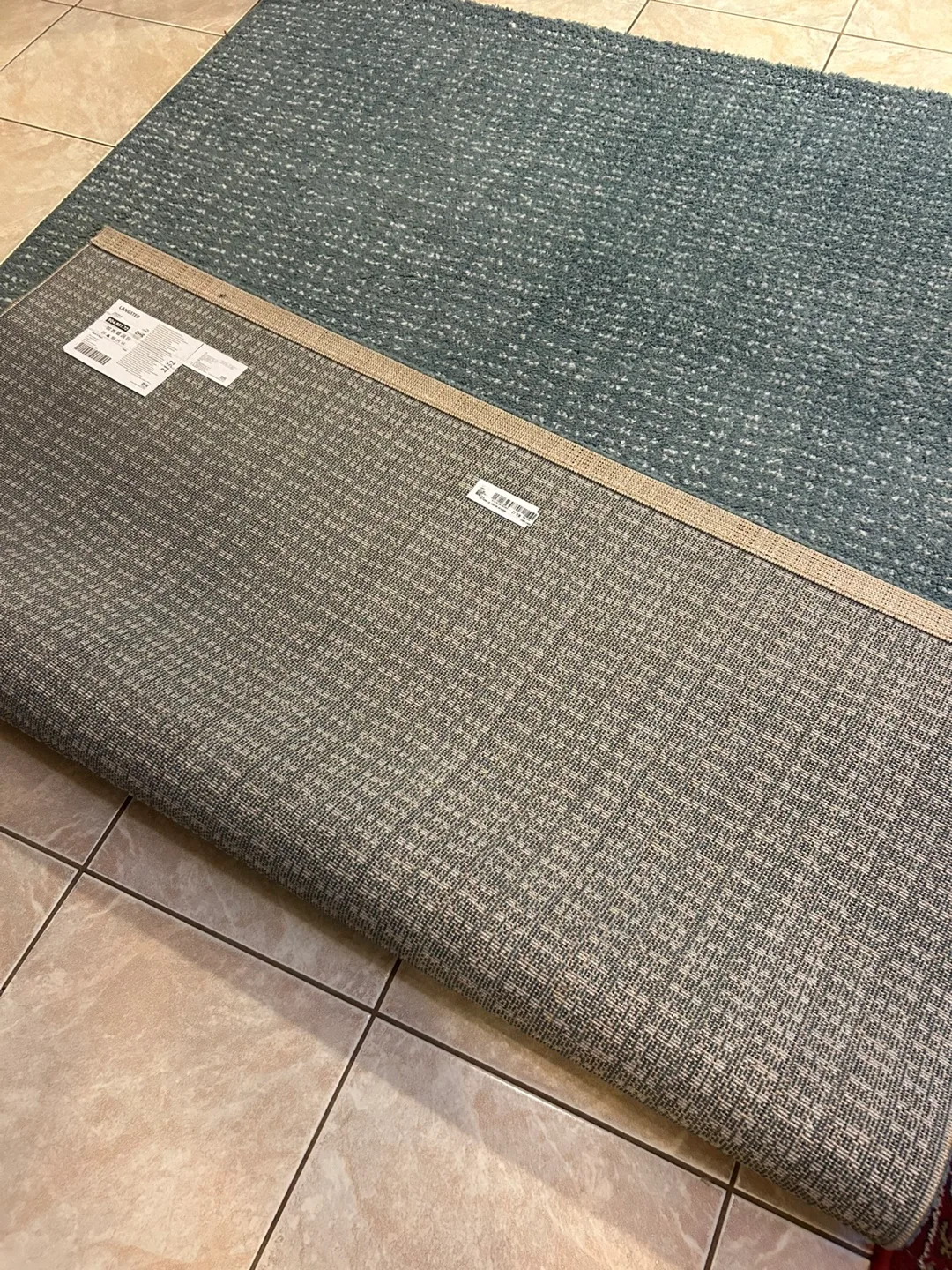 IKEA GELSUNG Rug - Teal/Grey image indicator(2)