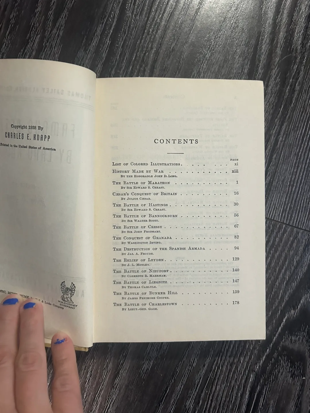 Vintage Young Folks Library Book: Famous Battles by Land and Sea image indicator(4)