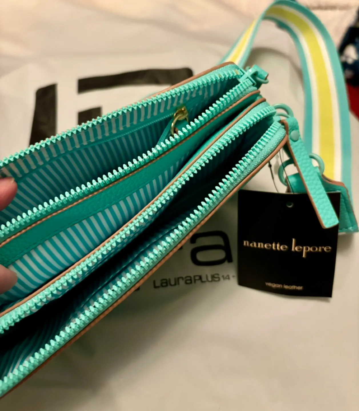 Nanette Lepore Vegan Leather Crossbody Bag image indicator(2)