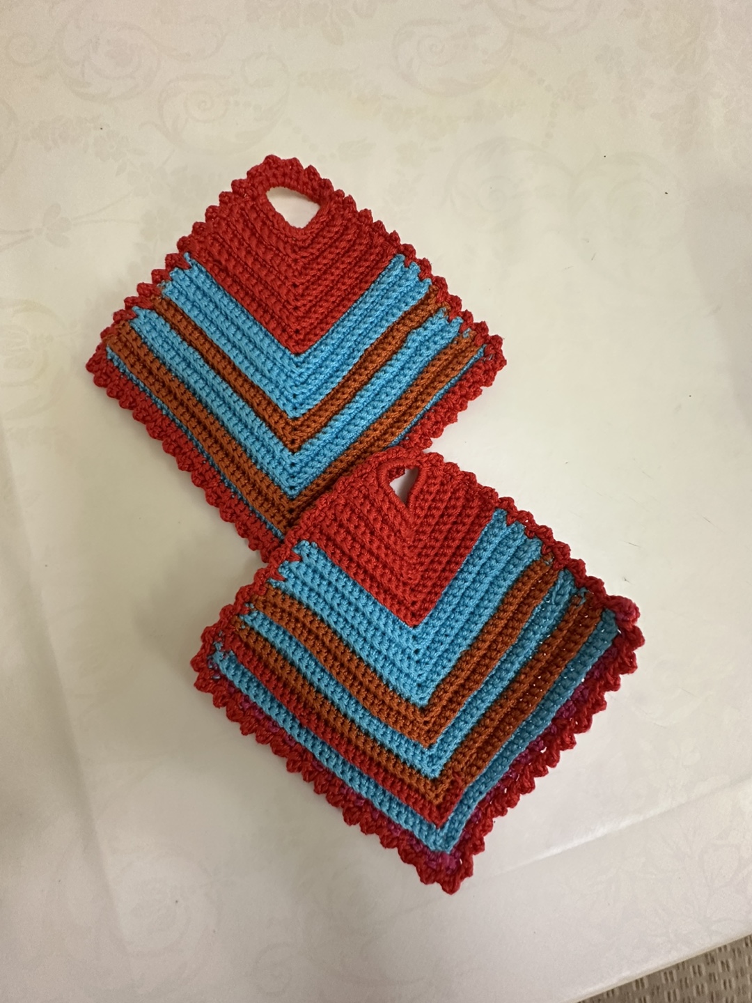 Handmade Crochet Pads #freecycle