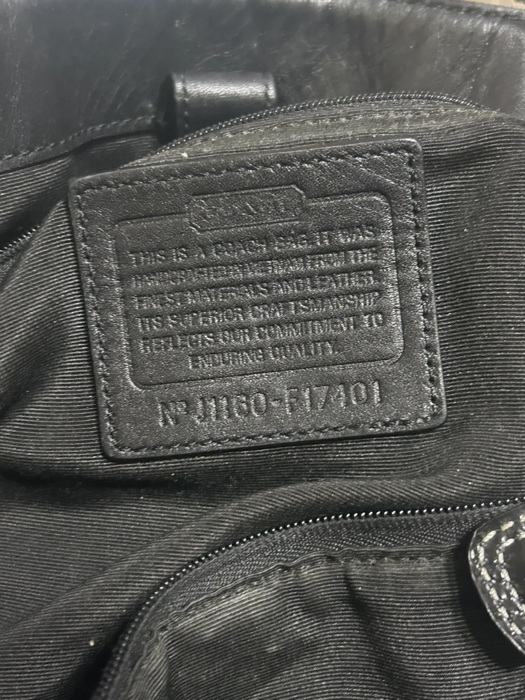 Coach Black Signature Tote Bag image indicator(7)