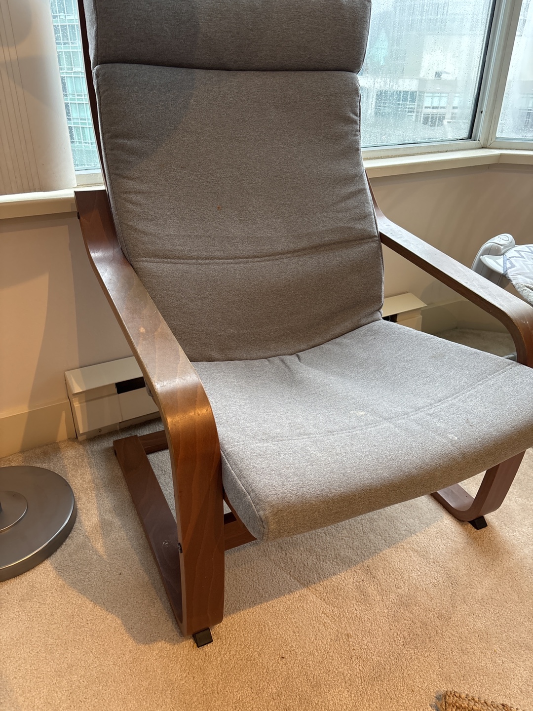 Grey Poang Ikea Chair