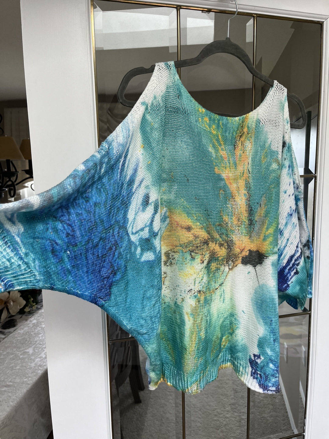 Luisa Ricci Italian Knit Cold Shoulder Top - Size L/G - photo 2