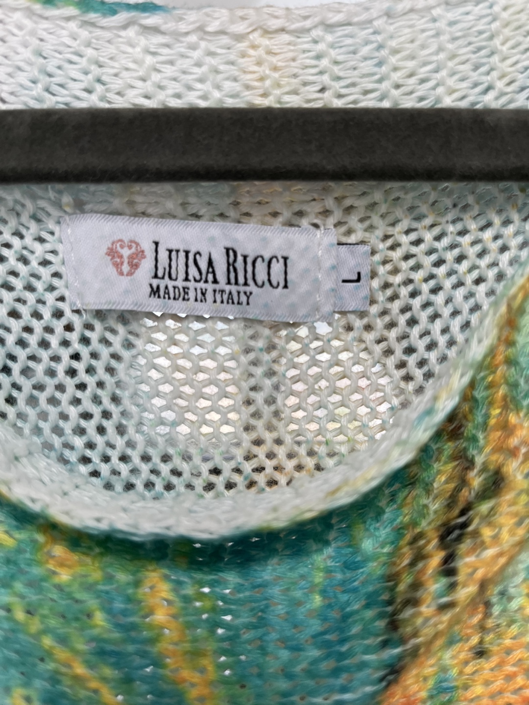 Luisa Ricci Italian Knit Cold Shoulder Top - Size L/G - photo 3
