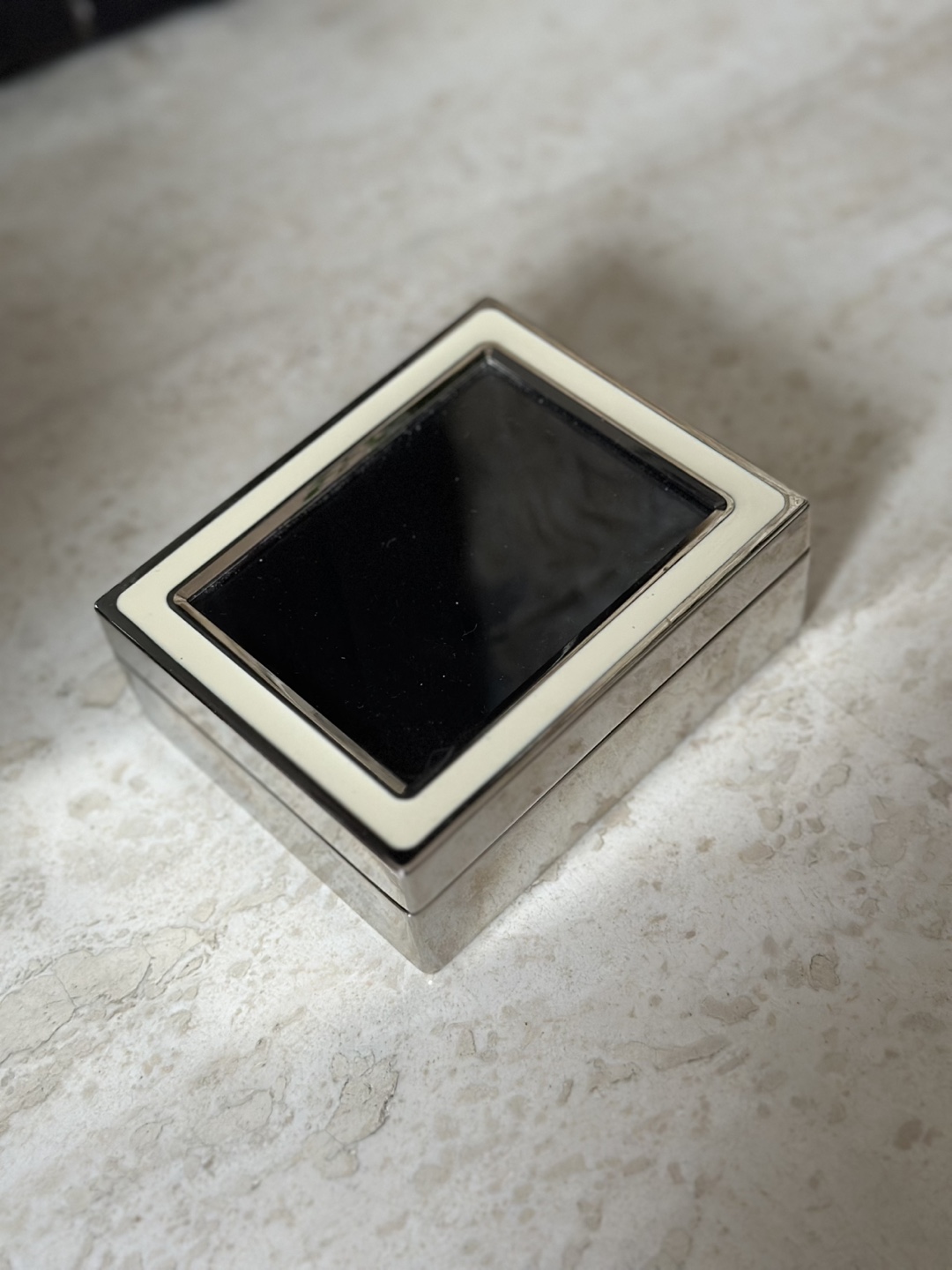 Metal Trinket Box with Framed Image (fits Polaroids)