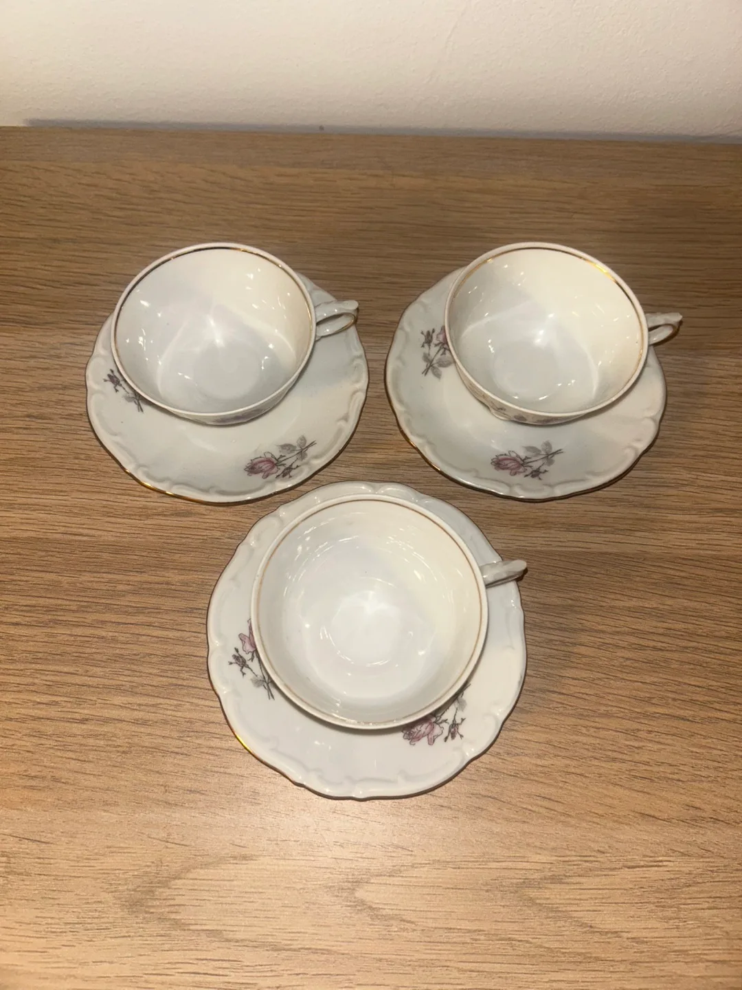 Vintage 1969 Tea Cups Bareuther Waldassen image indicator(2)