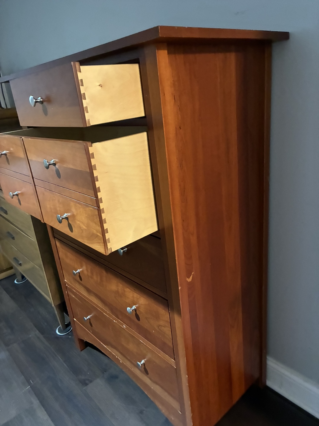 Cherry Wood 6-Drawer Chest - photo 4