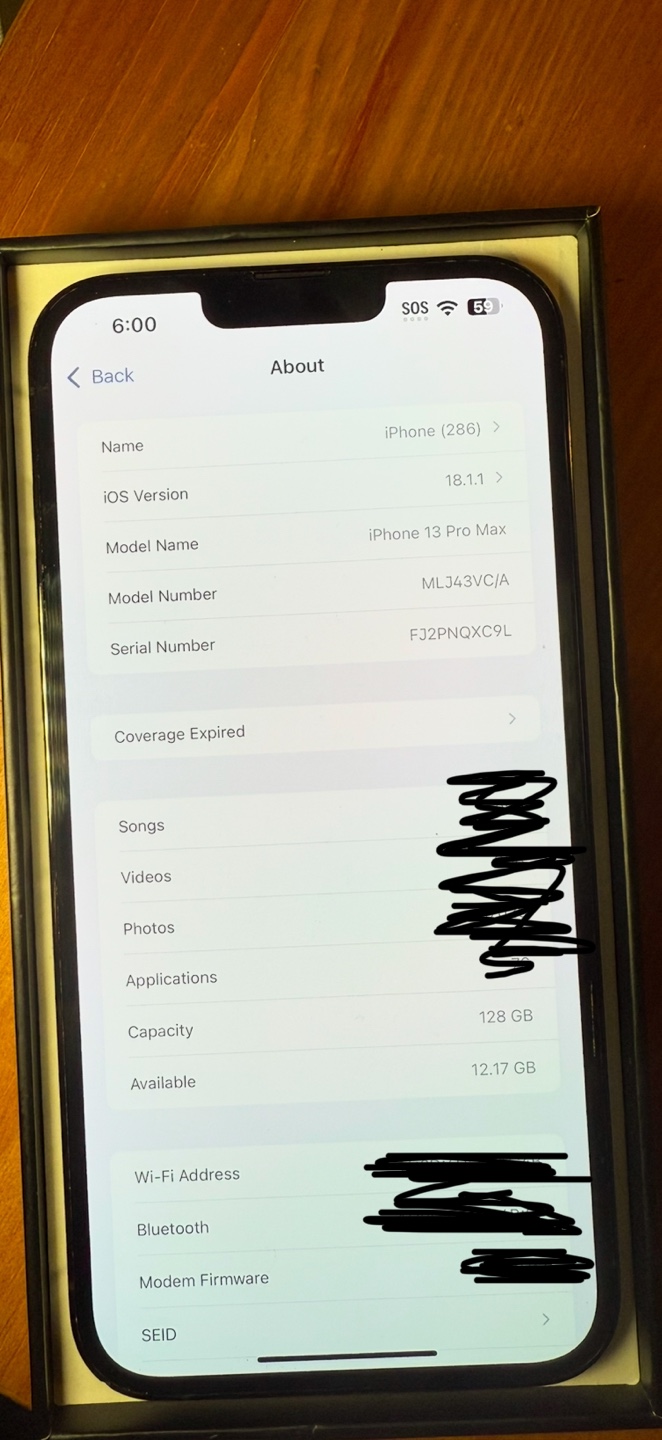 iPhone 13 Pro Max 128GB Graphite - Excellent Condition - photo 3