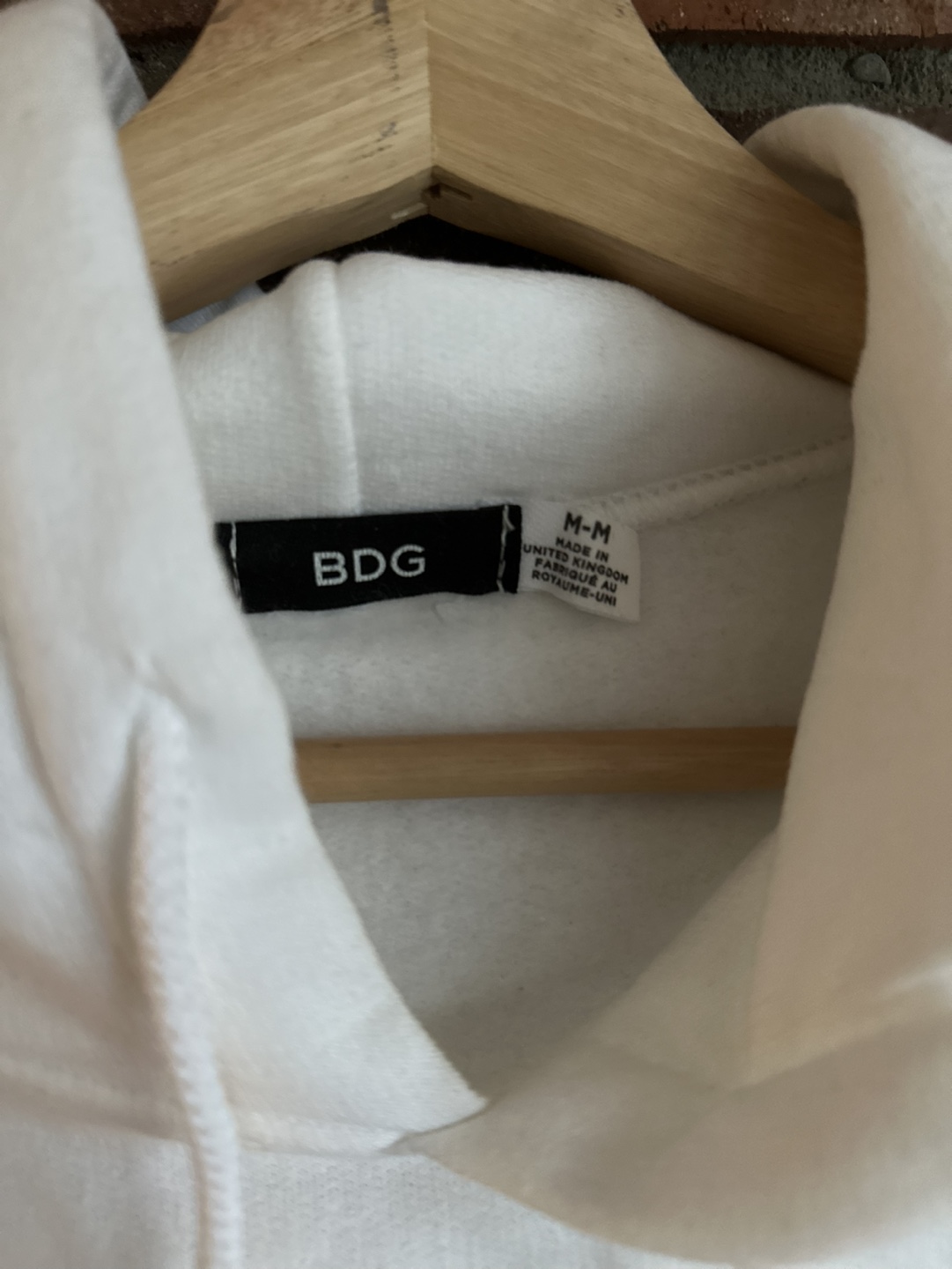 BDG Urban Outfitters White Graphic Hoodie (M) - photo 5