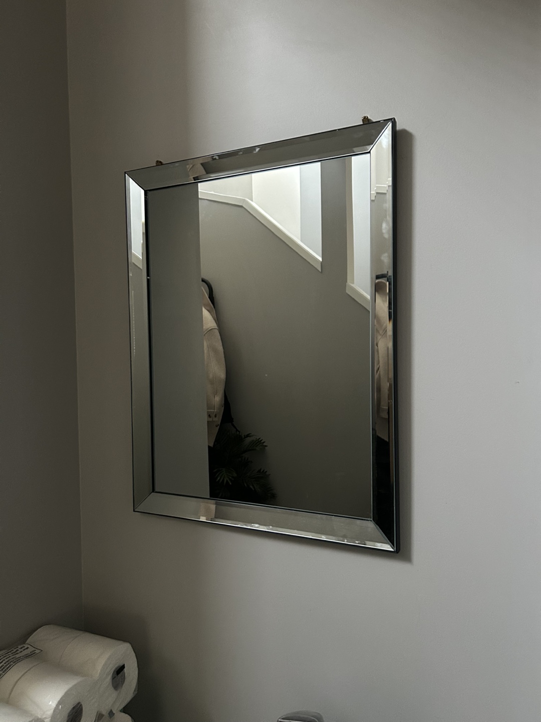 Large Beveled Mirror