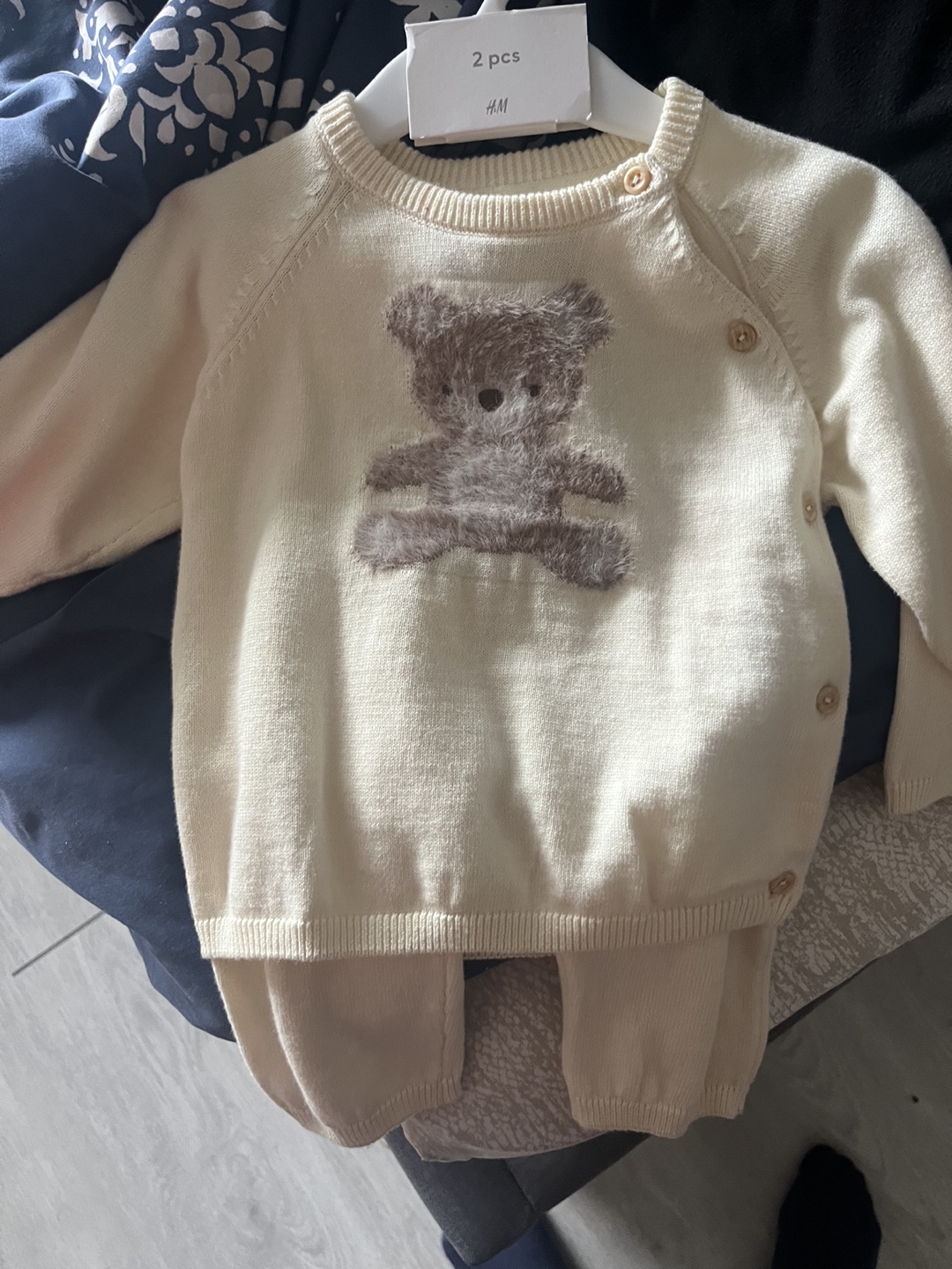 Adorable H&M Baby Knitted Two-Piece Set
