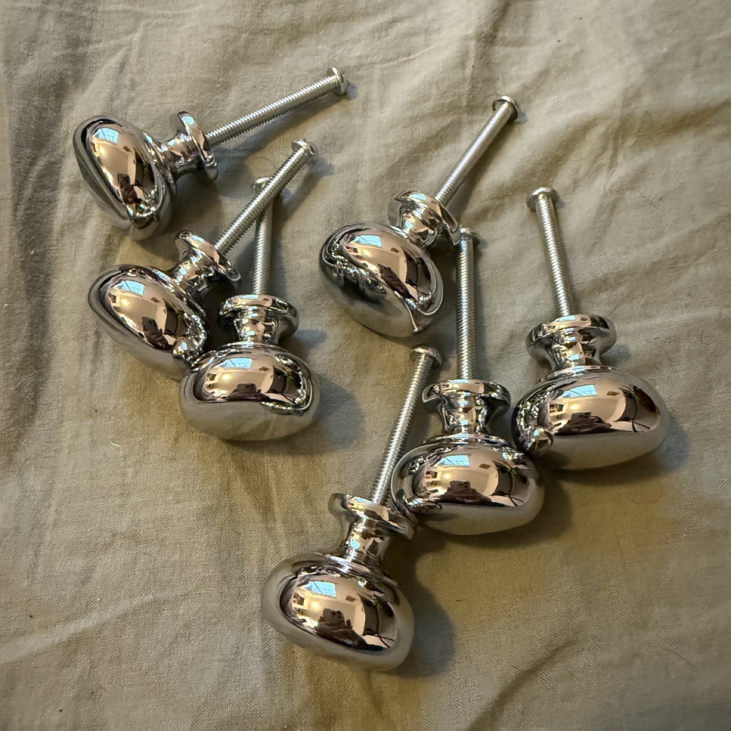 Chrome Cabinet Knobs