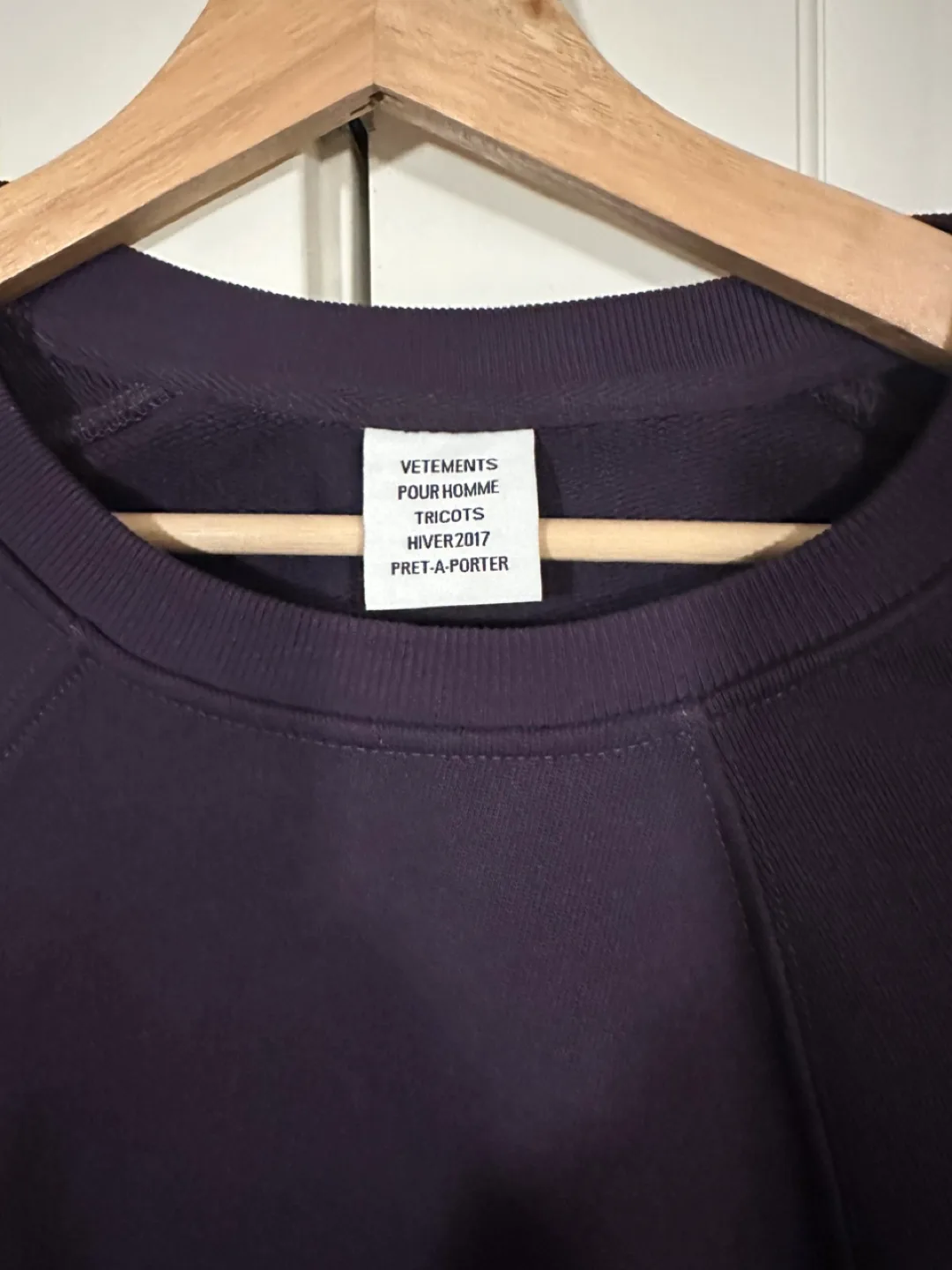 Vetements Unskinny Purple Sweatshirt image indicator(3)