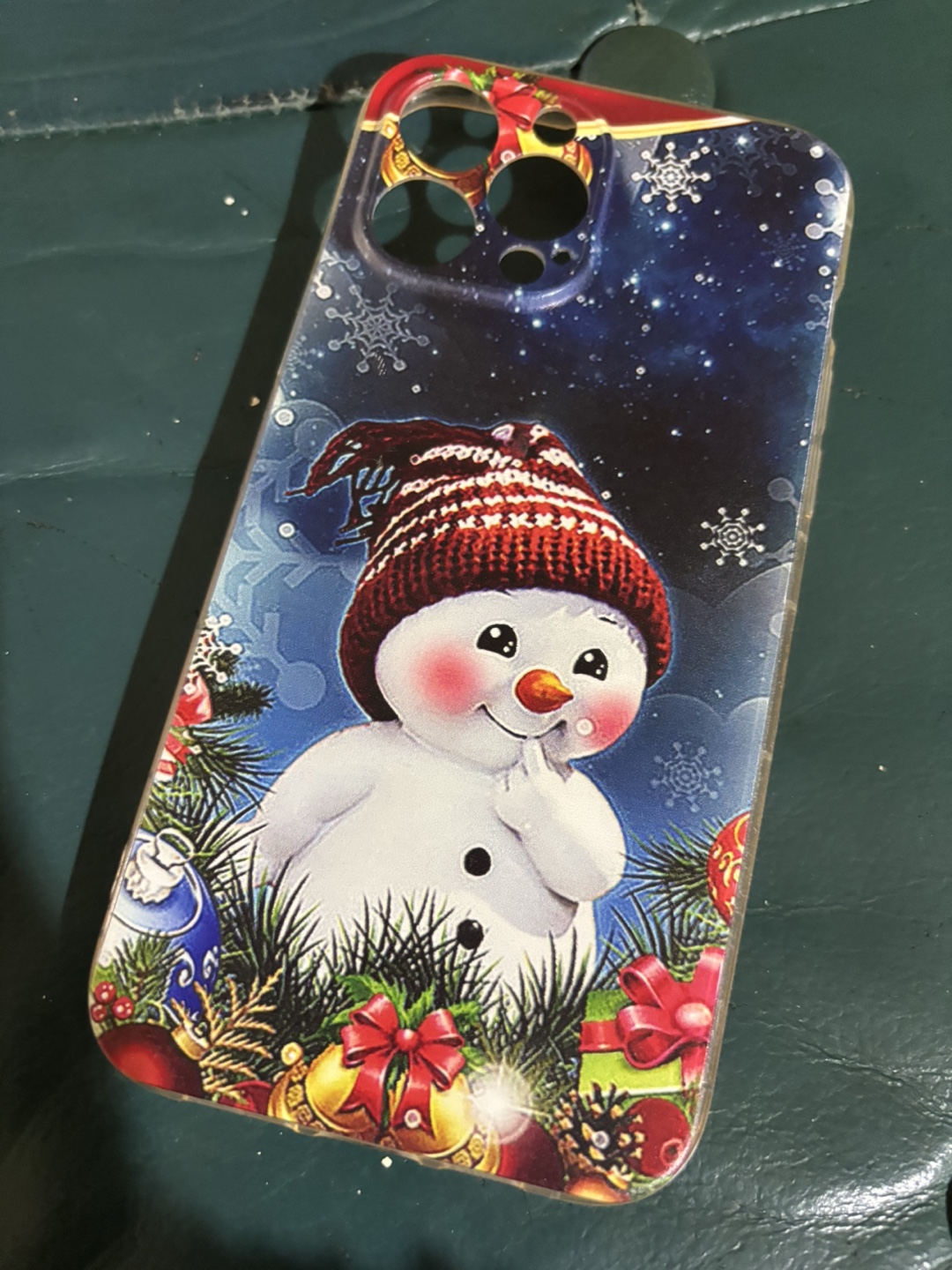 Christmas Snowman iPhone 12/13 Pro Max Case