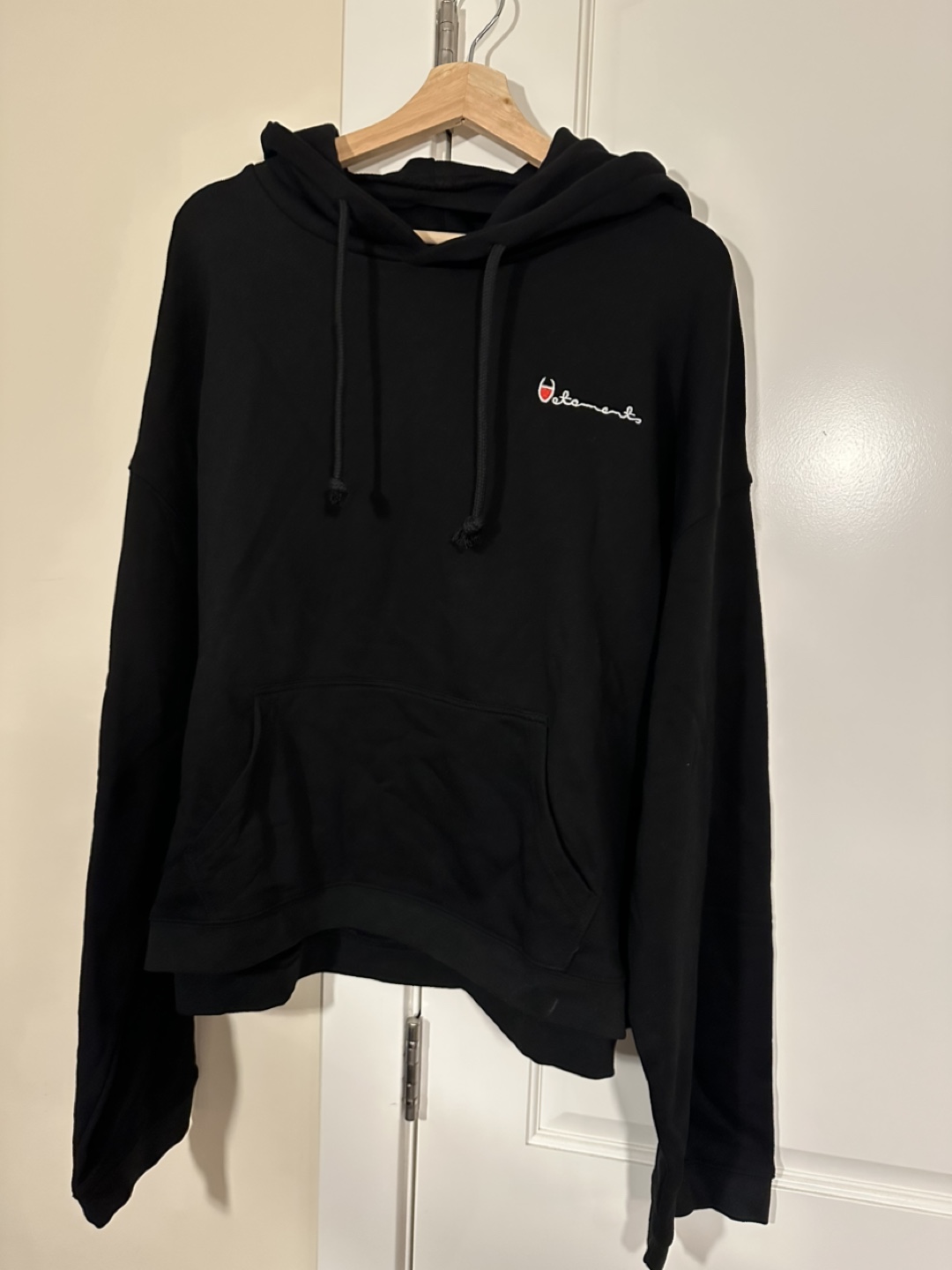 Black Vetements Hoodie