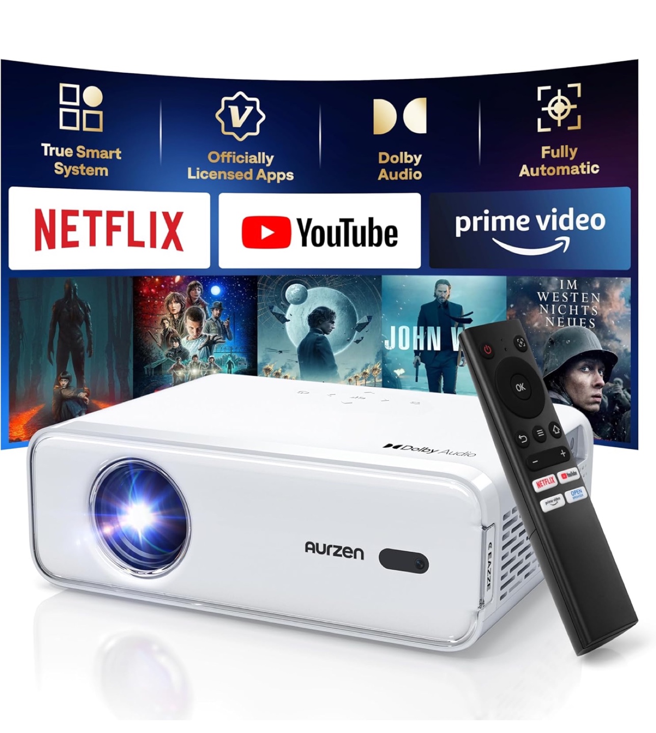 Aurzen Projector - White - photo 4