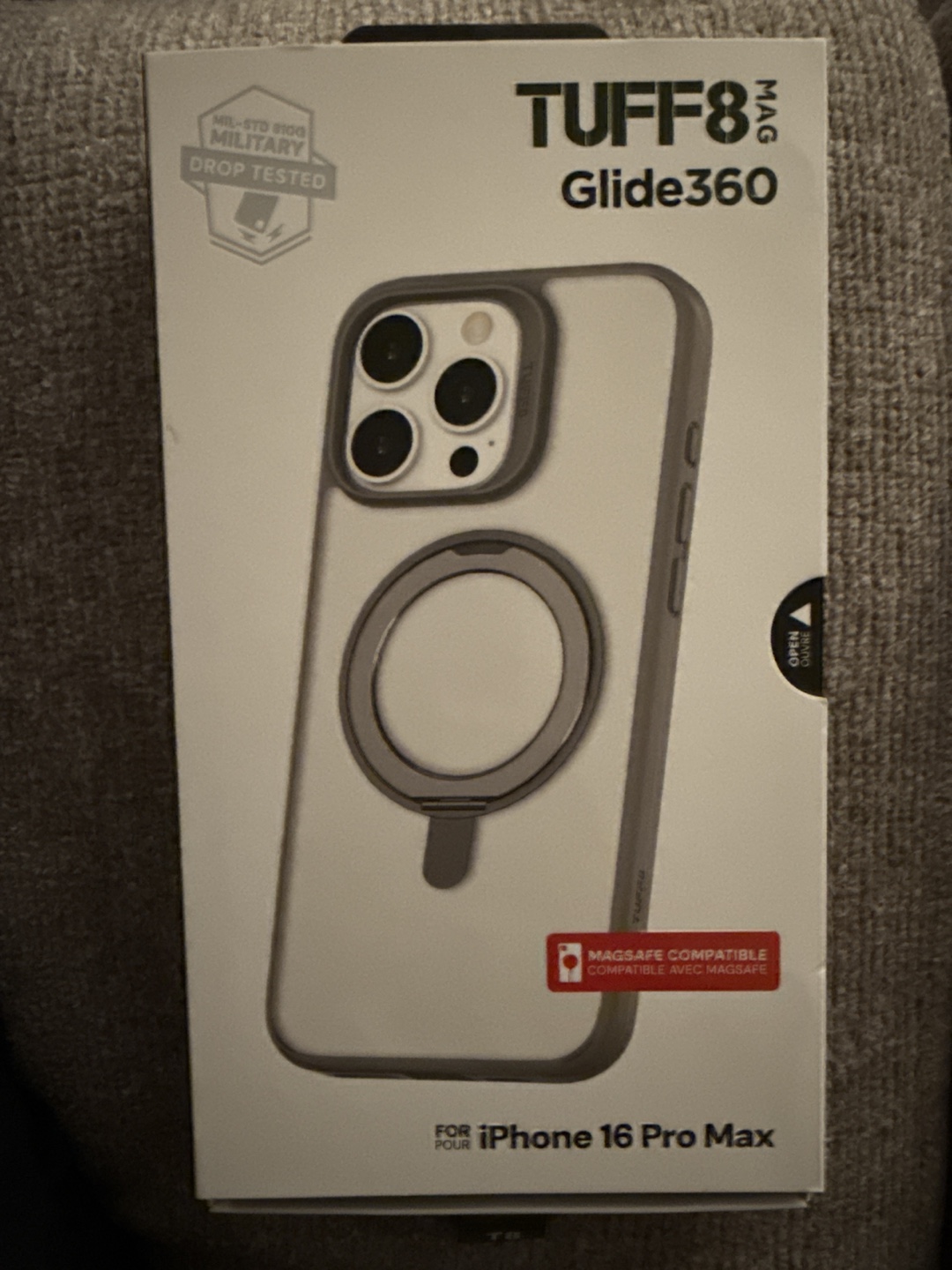 TUFF8 Glide360 MagSafe Compatible iPhone 16 Pro Max Case
