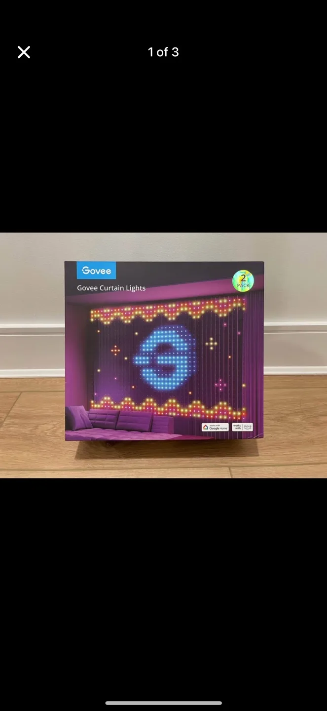 Govee Curtain Lights - 2 Pack thumbnail