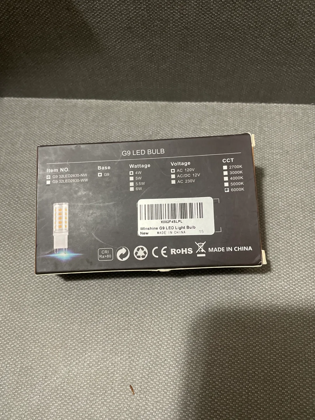 6 Pack G9 LED Bulbs - 4W, 5W, 6W Options #freecycle image indicator(3)