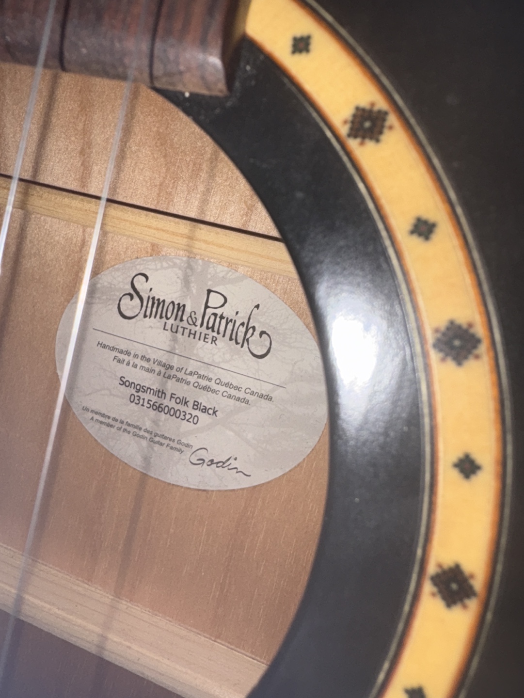 Simon & Patrick Songsmith Acoustic Guitar with Hard Case - photo 4