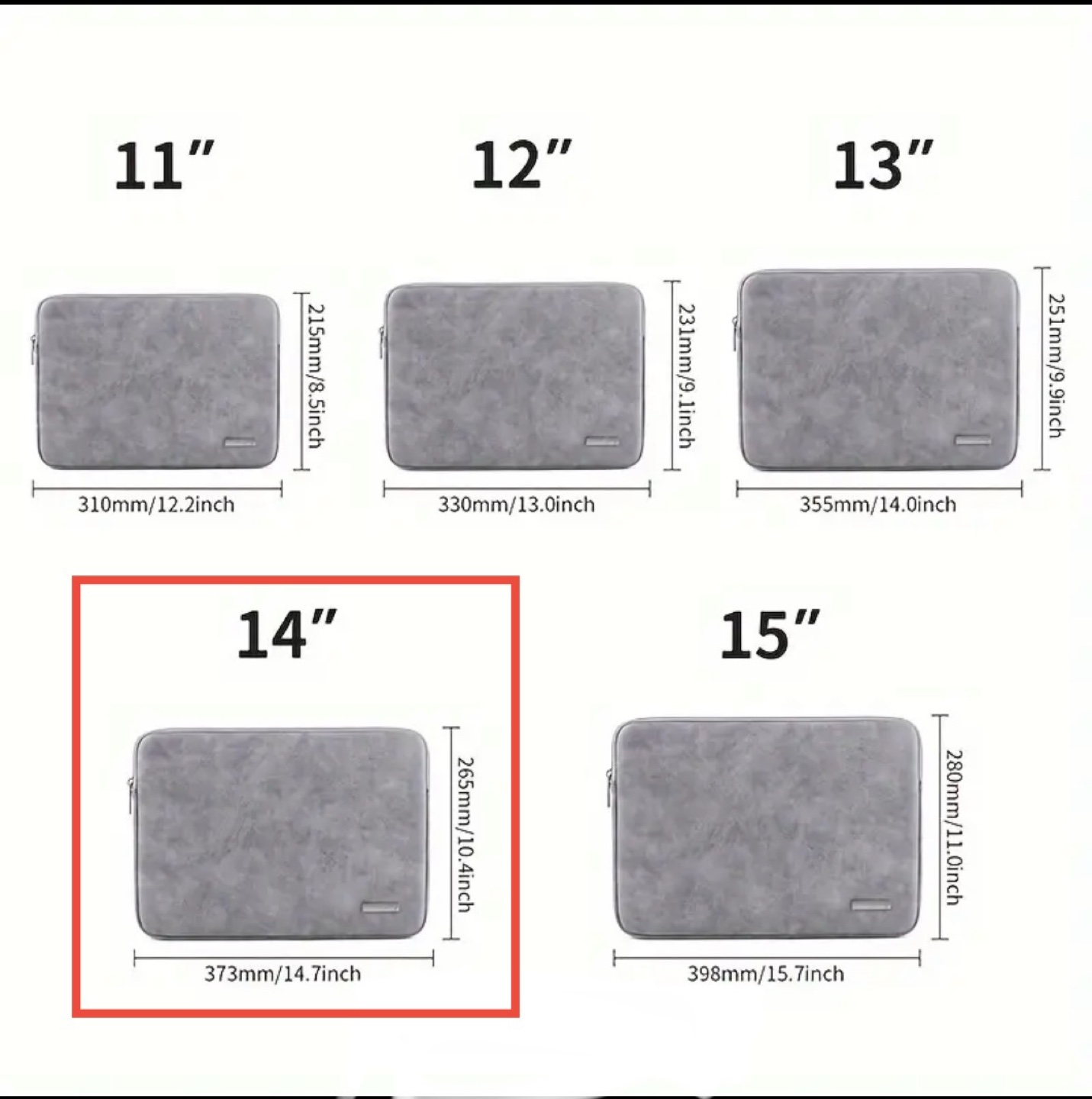 Canvas Artisan - 14” Laptop Sleeve -Gray - photo 5