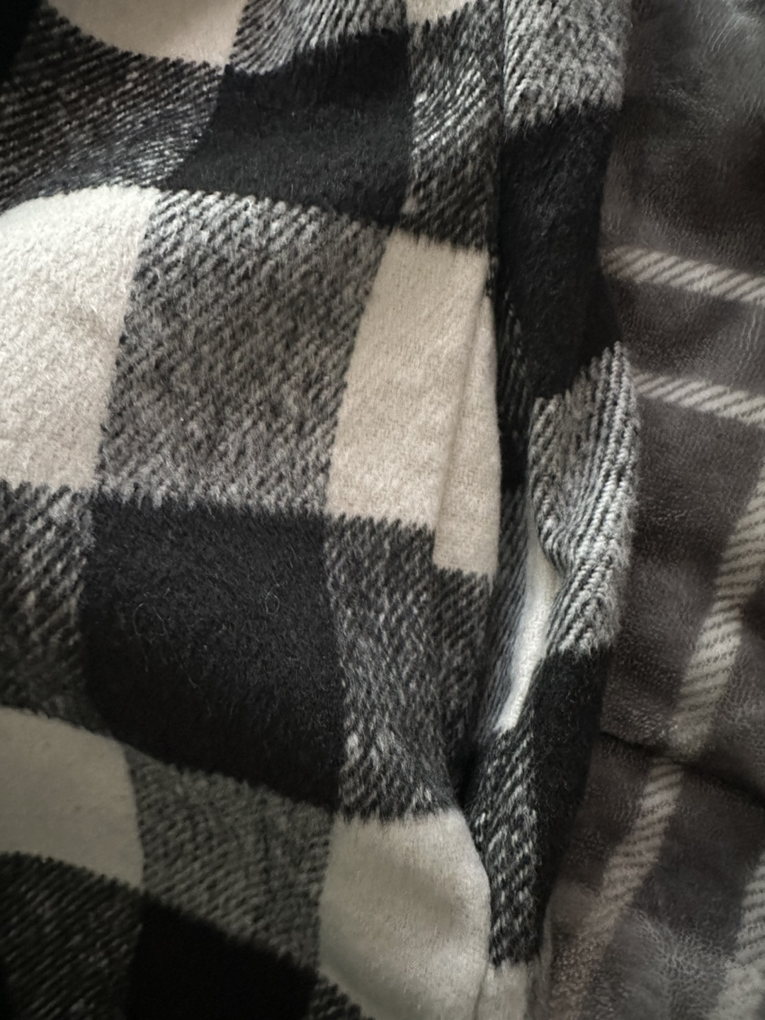 Women's Black and White Buffalo Check Vest - Size XL - photo 4