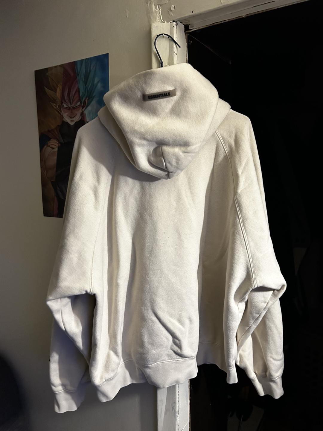 Fear of God Essentials Cream Hoodie Size M - photo 4